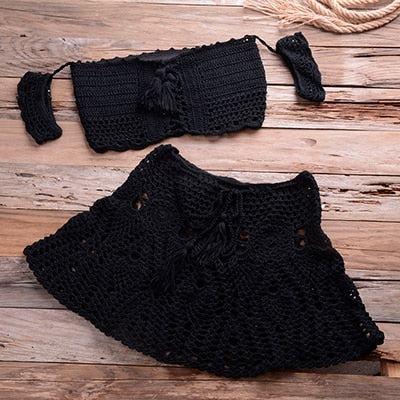 Crochet 2 Pcs Beachwear Set