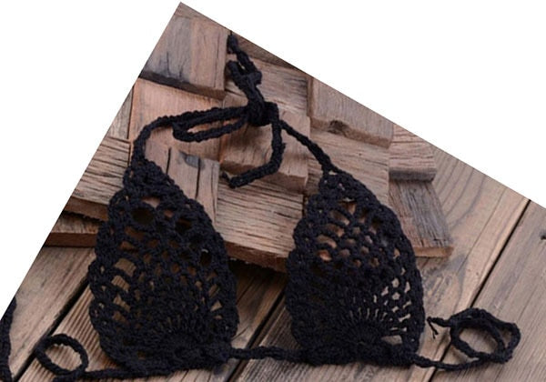 Sexy Crochet Micro Bikini Top