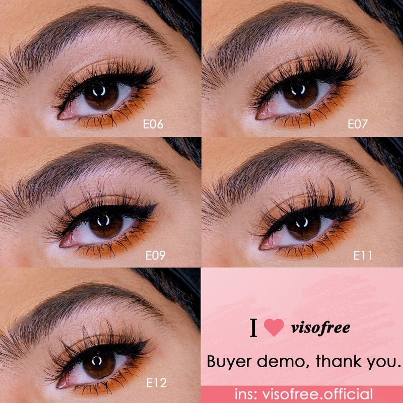 Pictures of Various Fake Eyelashes