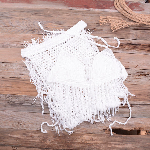 Handmade Crochet Top and Skirt Set